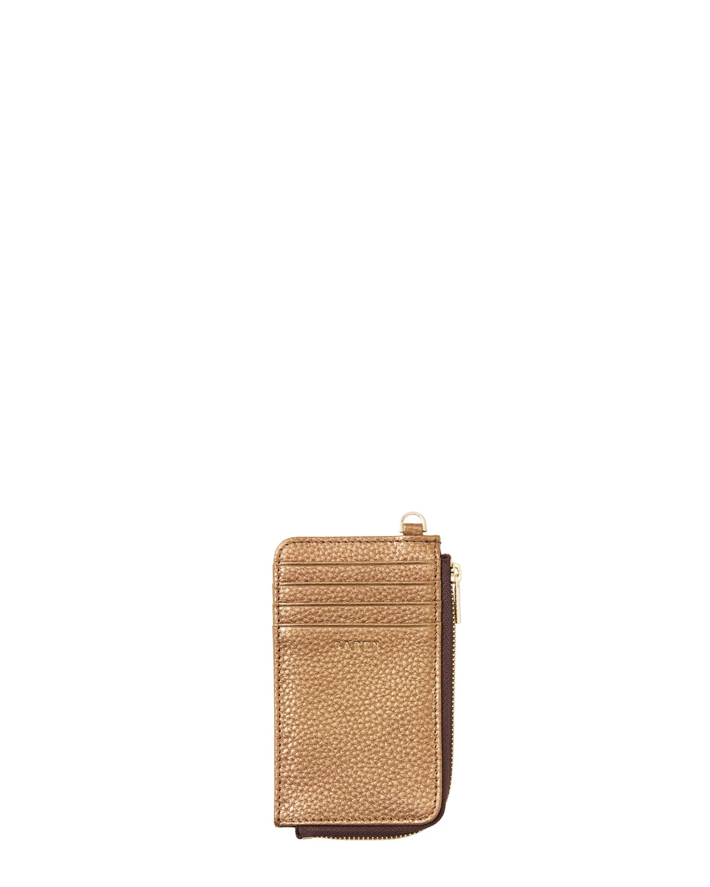 SABEN // Winona Card Holder BRUSHED BRONZE