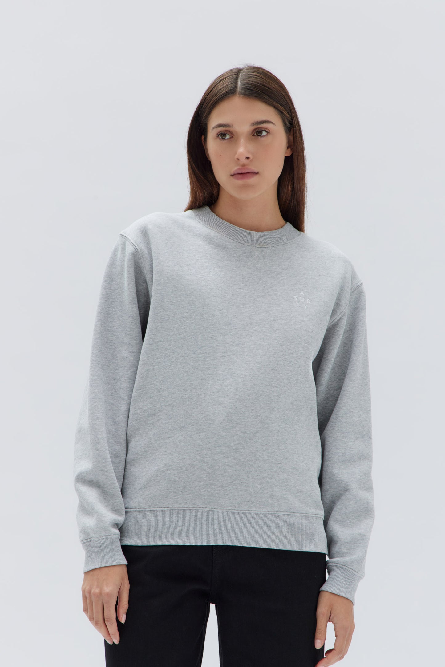 ASSEMBLY LABEL // Womens Stacked Fleece GREY MARLE