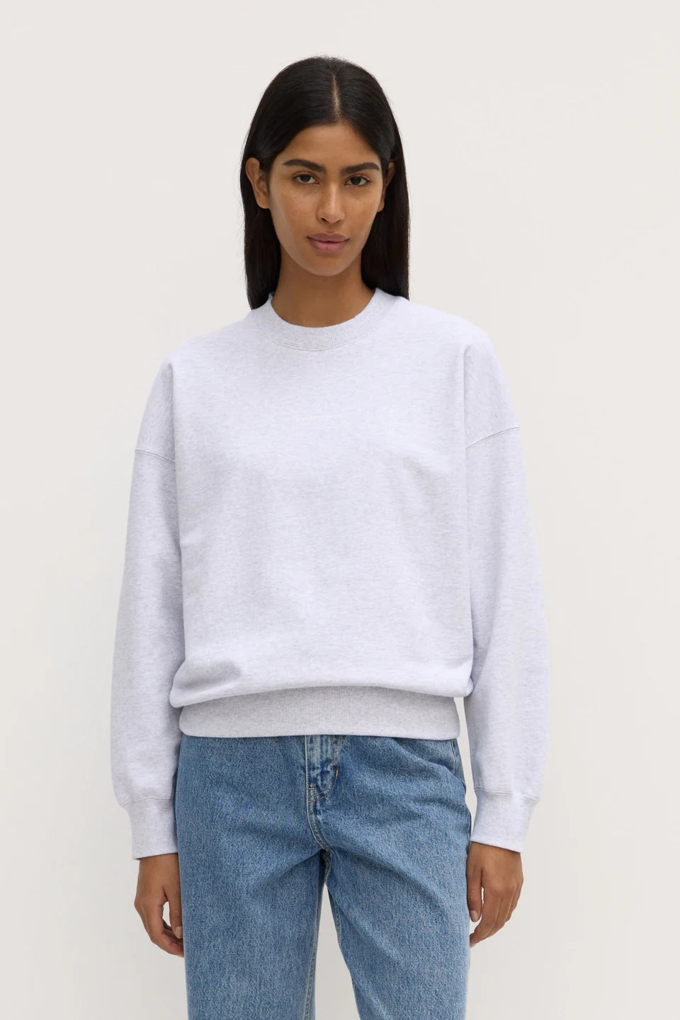 ASSEMBLY LABEL // Atelier Logo Fleece HEATHER GREY MARLE