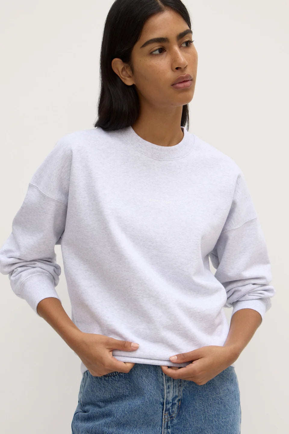 ASSEMBLY LABEL // Atelier Logo Fleece HEATHER GREY MARLE