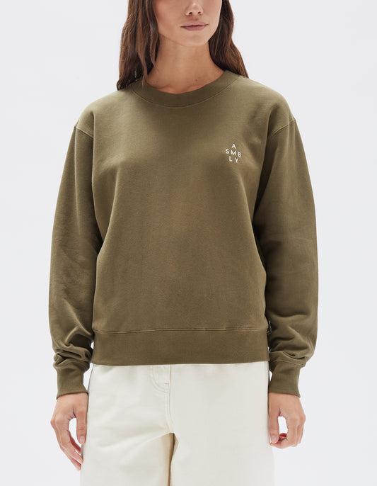ASSEMBLY LABEL // Womens Stacked Fleece SPRUCE