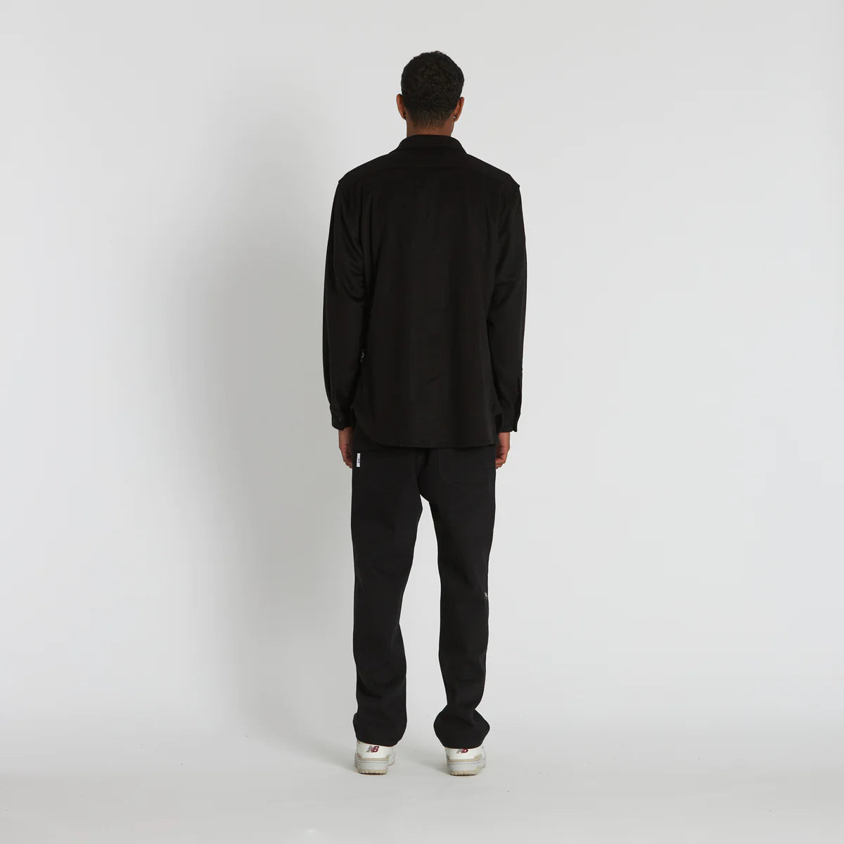 CRATE // Wool Blend Shirt BLACK