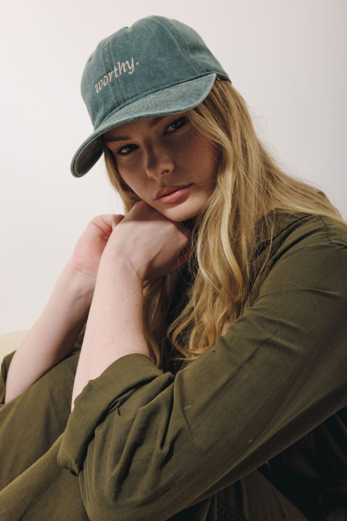 Worthy Cap WASHED GREEN