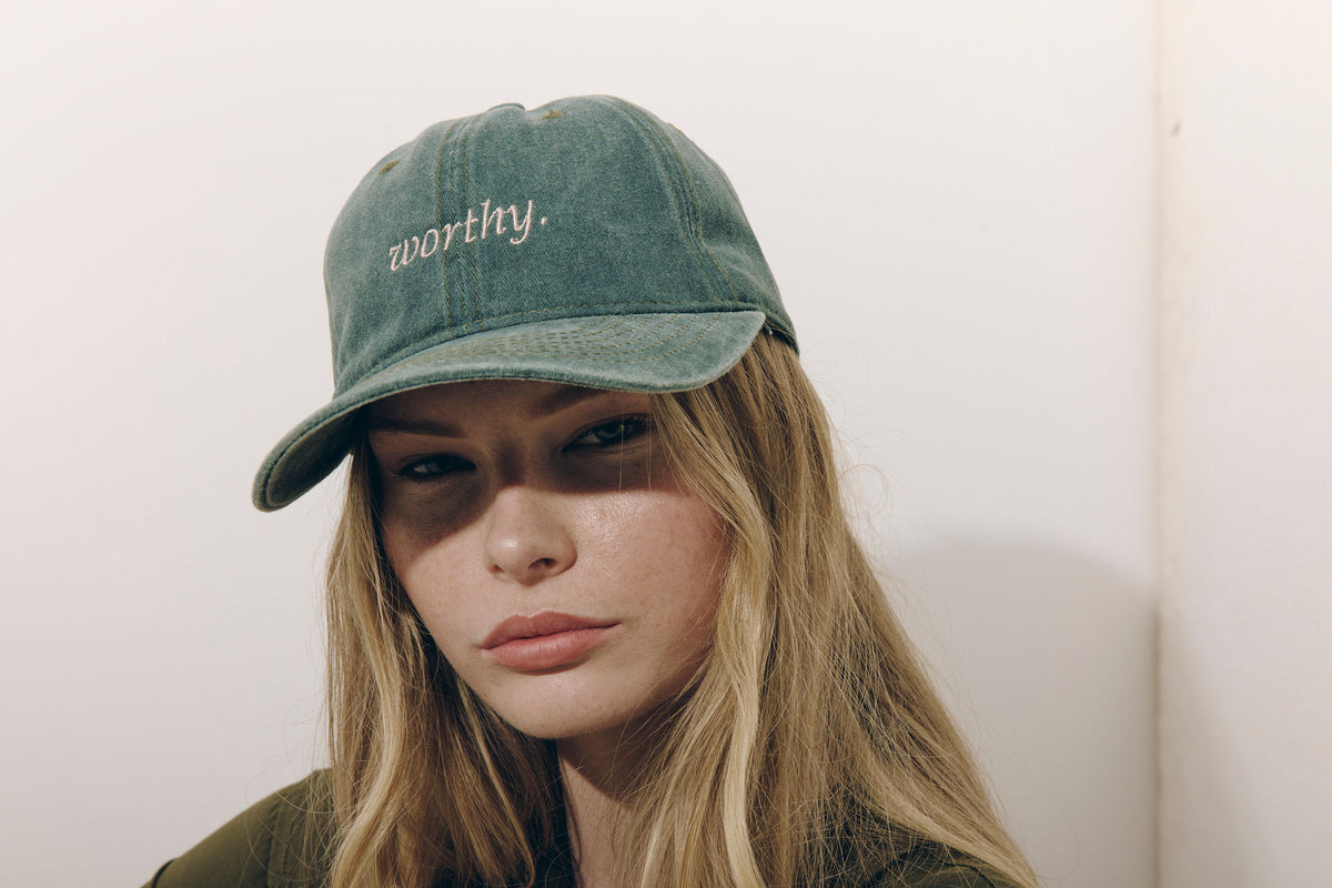 Worthy Cap WASHED GREEN