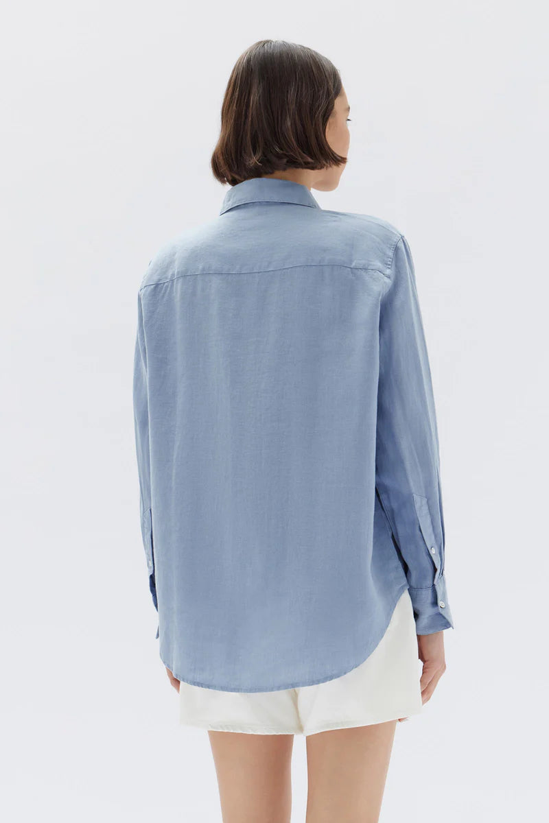 ASSEMBLY LABEL // Xander Long Sleeve Shirt GLACIAL