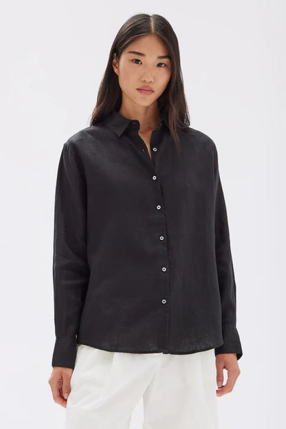 ASSEMBLY LABEL // Xander Shirt BLACK