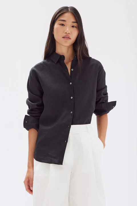 ASSEMBLY LABEL // Xander Shirt BLACK