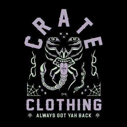 CRATE // Always Got your Back Tee BLACK/GLOW