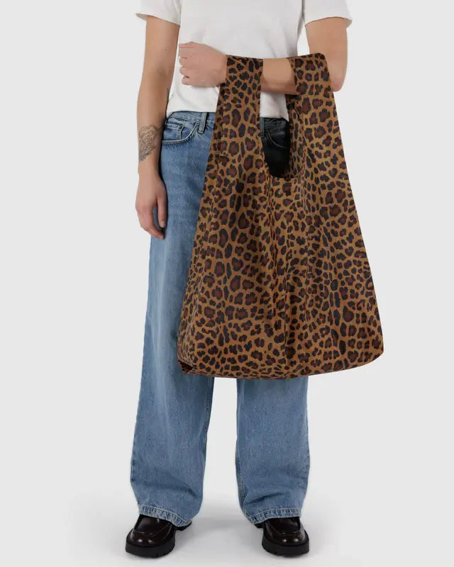 BAGGU // Big Baggu Reusable Bag LEOPARD