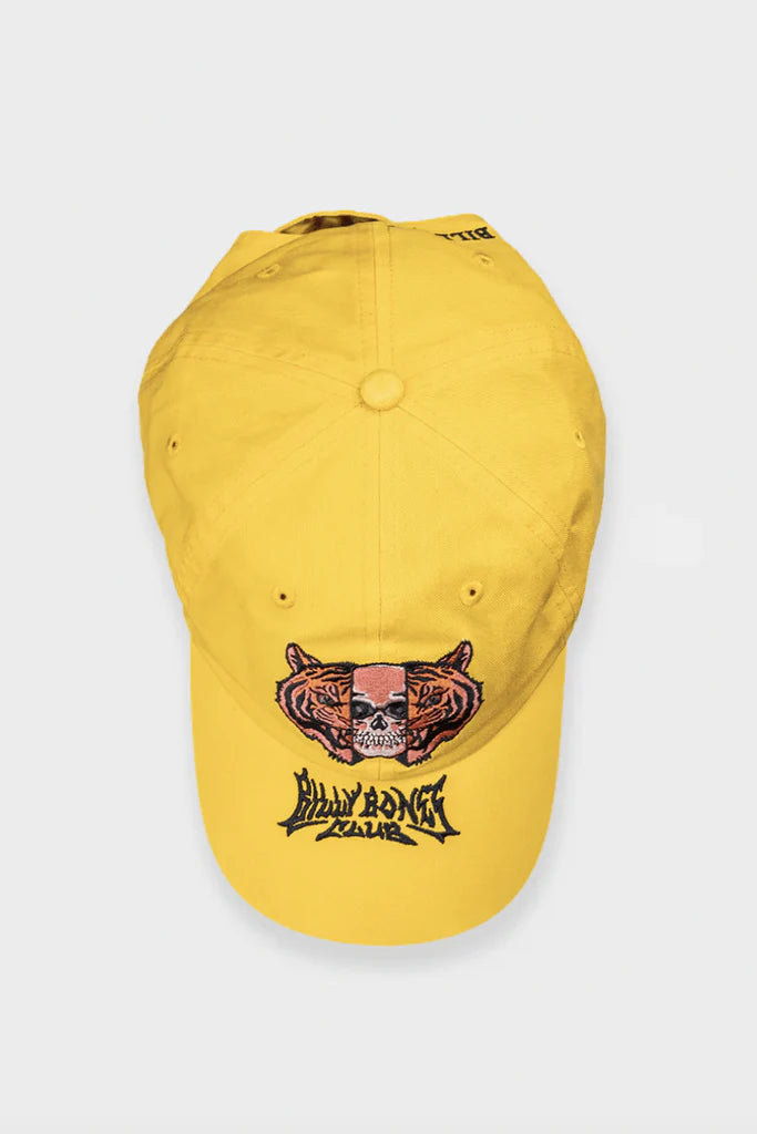 BILLY BONES // Skull Flash Dad Cap Lemon
