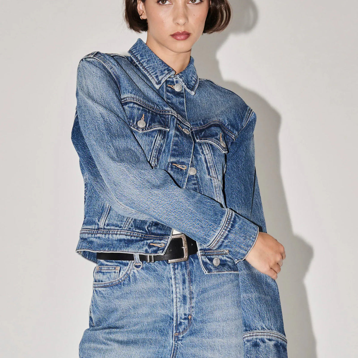 NEUW // Classic Denim Jacket Mid VINTAGE INDIGO