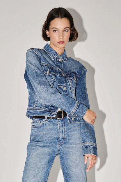 NEUW // Classic Denim Jacket Mid VINTAGE INDIGO