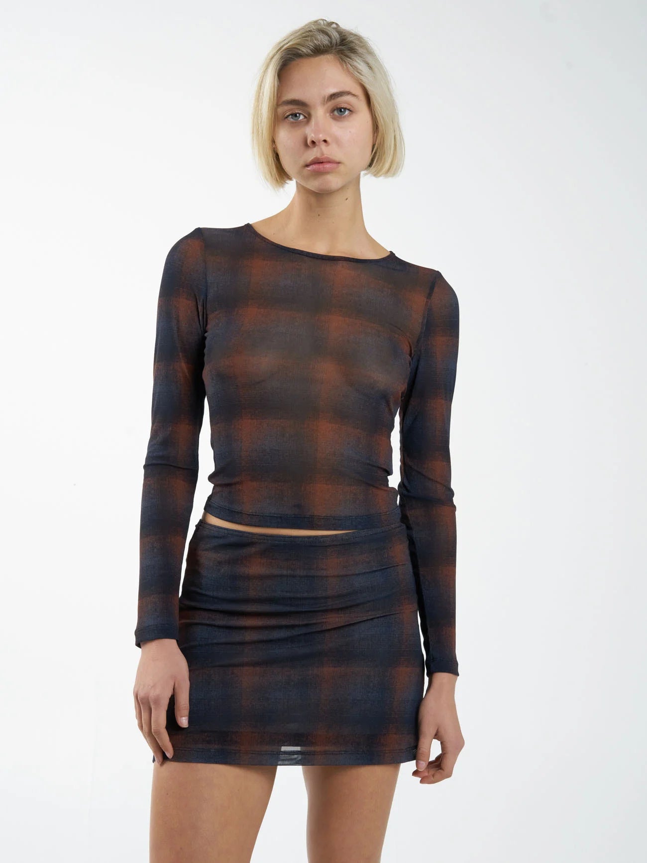 THRILLS // Enmesh Top MIDNIGHT BLUE