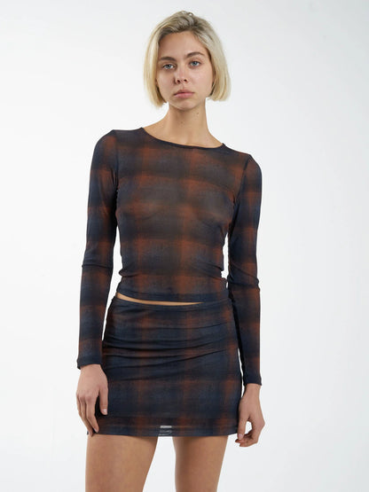 THRILLS // Enmesh Top MIDNIGHT BLUE