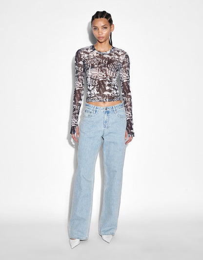 KSUBI // Graf LS Top BLACK/WHITE