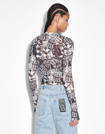 KSUBI // Graf LS Top BLACK/WHITE