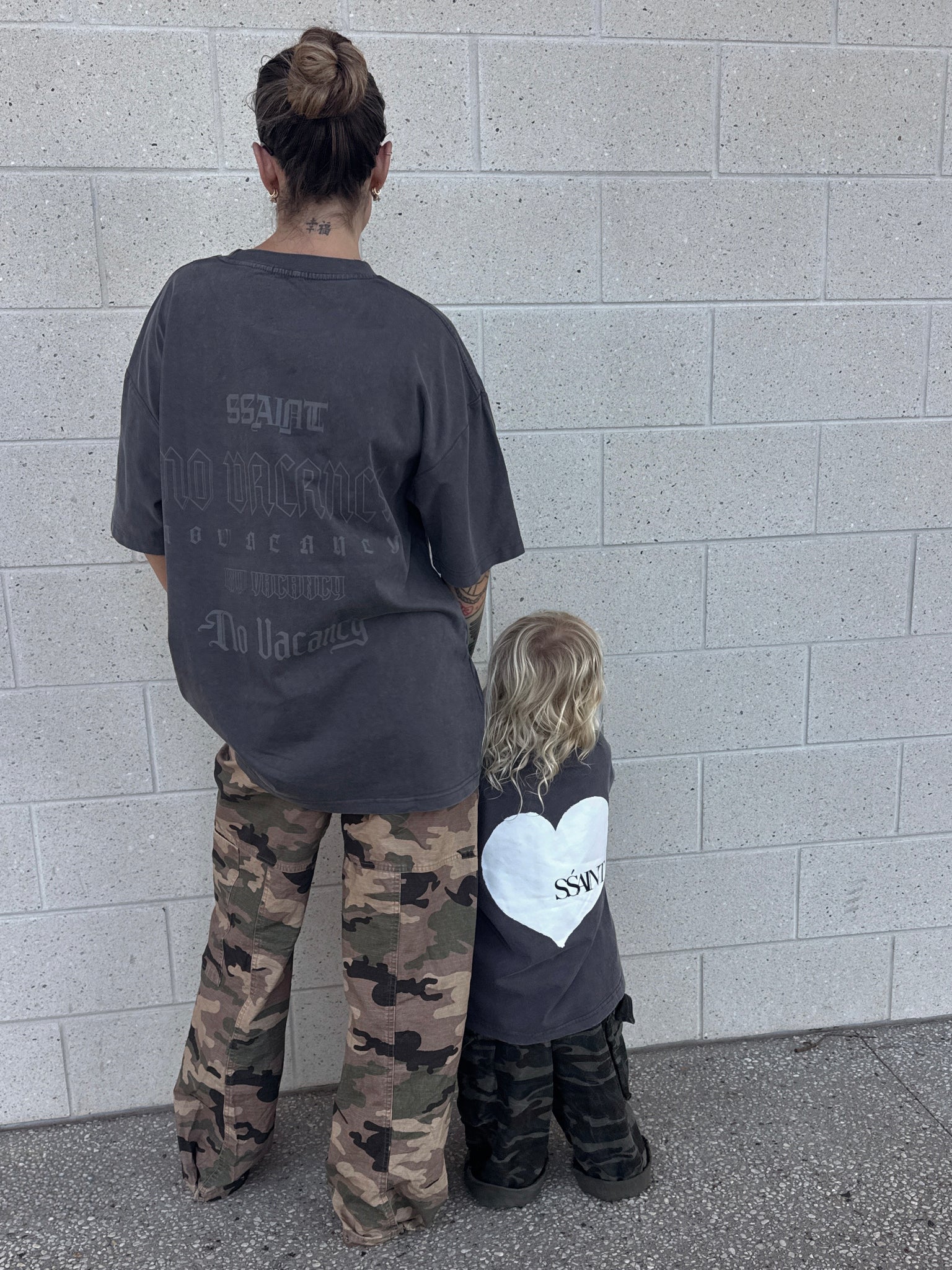 Kids Heart Tee CHARCOAL