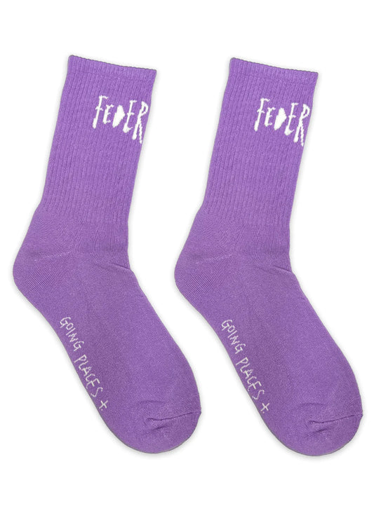 FEDERATION // Inked Socks BRUISED/WHITE