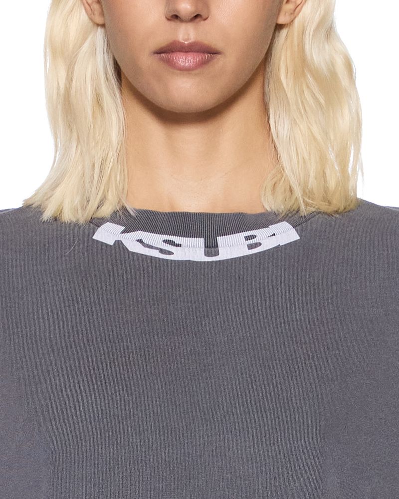 Sott Stamp Boyfriend Tee CHARCOAL
