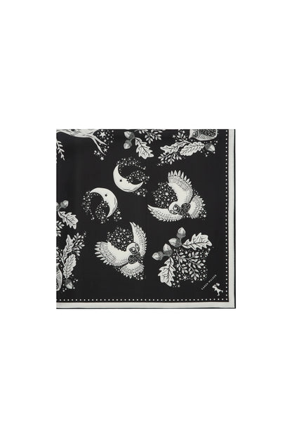 KAREN WALKER // Night Owl Scarf BLACK