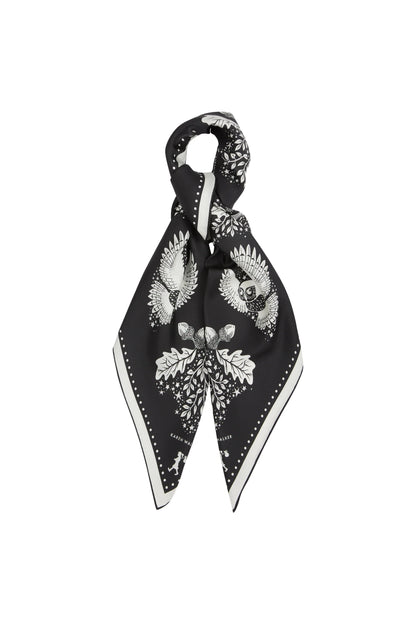 KAREN WALKER // Night Owl Scarf BLACK