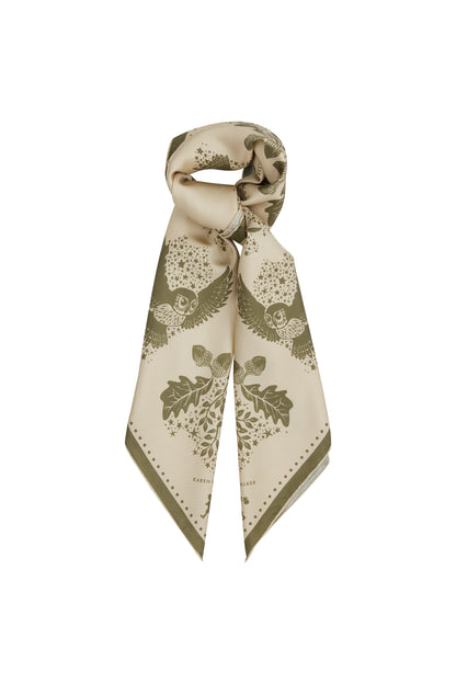 KAREN WALKER // Night Owl Scarf NATURAL
