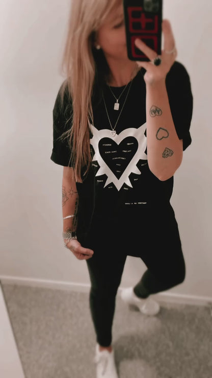STOLEN GIRLFRIENDS CLUB // Spike Heart Tee **EXCLUSIVE