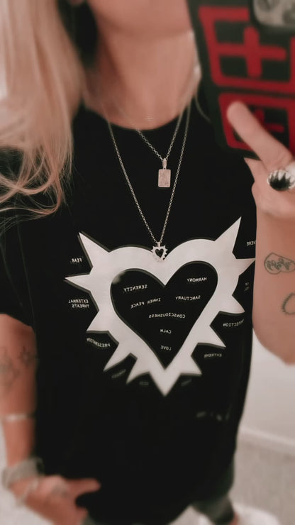 STOLEN GIRLFRIENDS CLUB // Spike Heart Tee **EXCLUSIVE