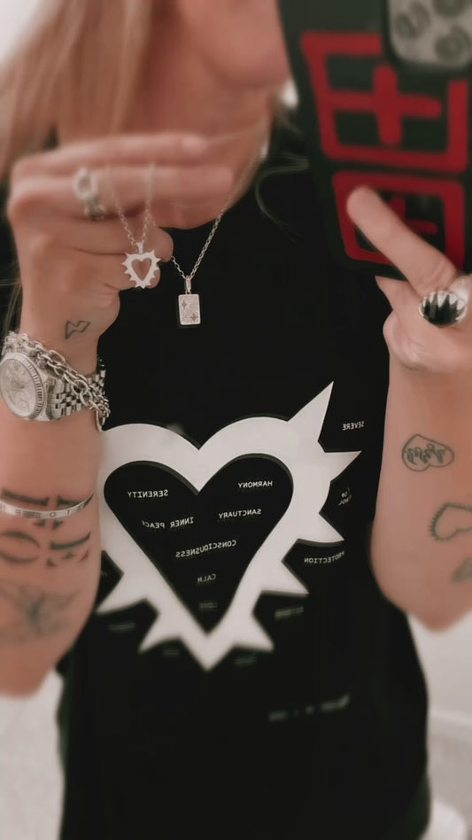 SGC  // Spike Heart Necklace **EXCLUSIVE**