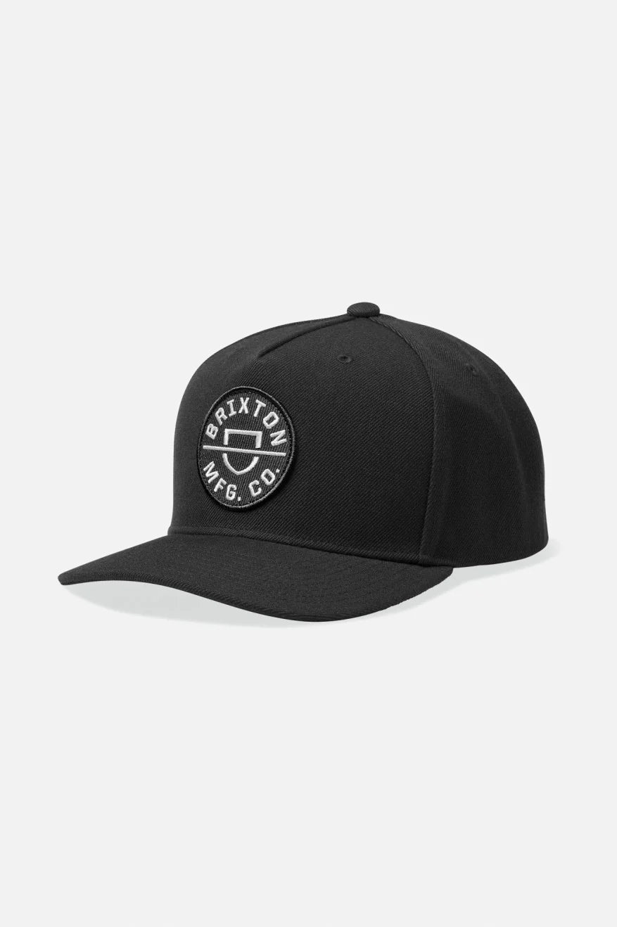 BRIXTON // Crest C MP Snapback BLACK
