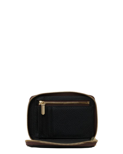 SABEN // Landry Wallet BLACK MACRO WEAVE