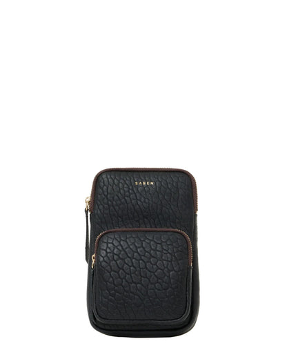SABEN // Nikko Pocket Phone Sling BLACK BUBBLE