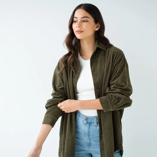 S O P H I E // Shacket Jacket FOREST