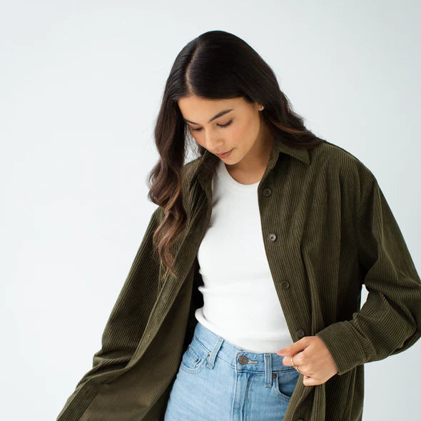 S O P H I E // Shacket Jacket FOREST