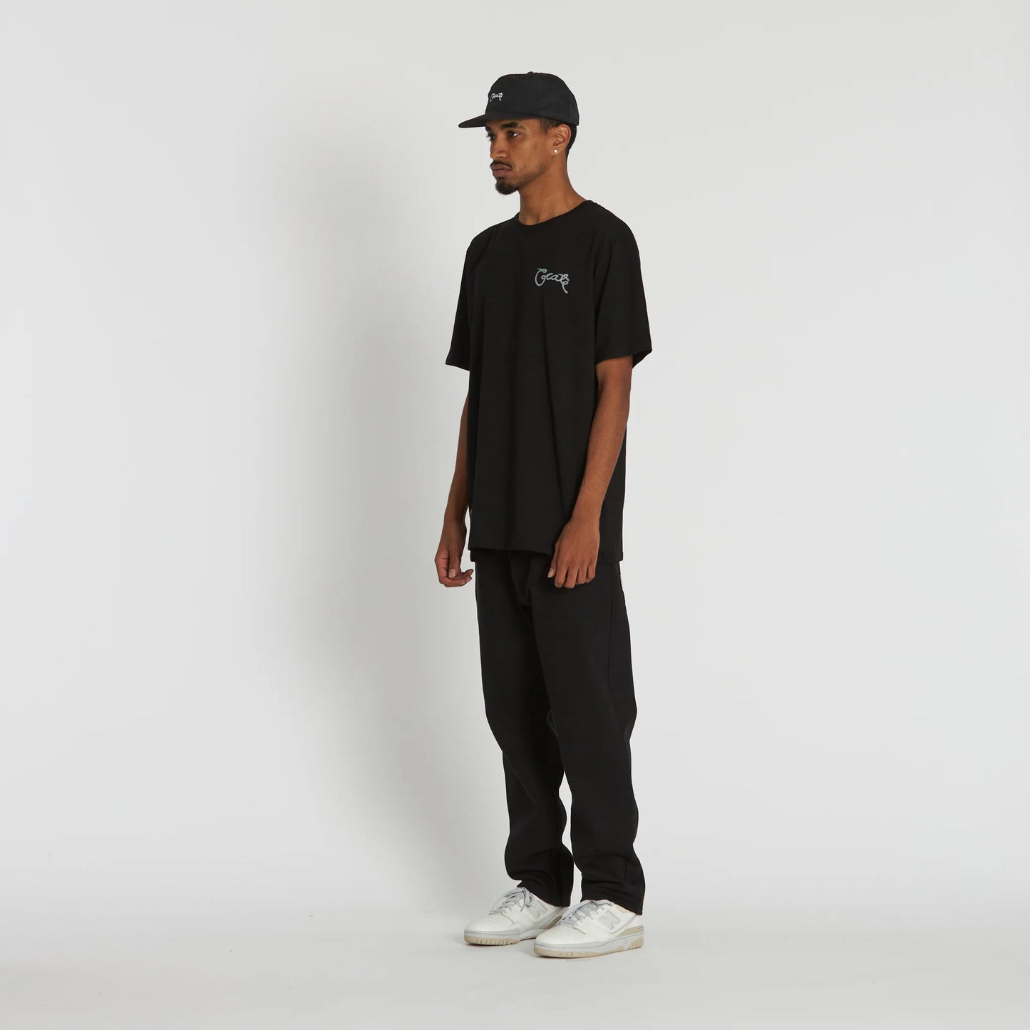 CRATE // Scripted T-Shirt BLACK/REFLECTIVE