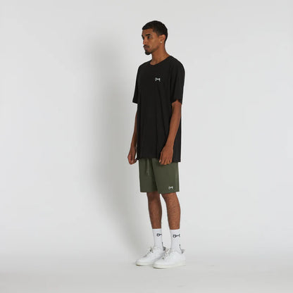 CRATE // Scripted Stamp Walk Shorts KHAKI