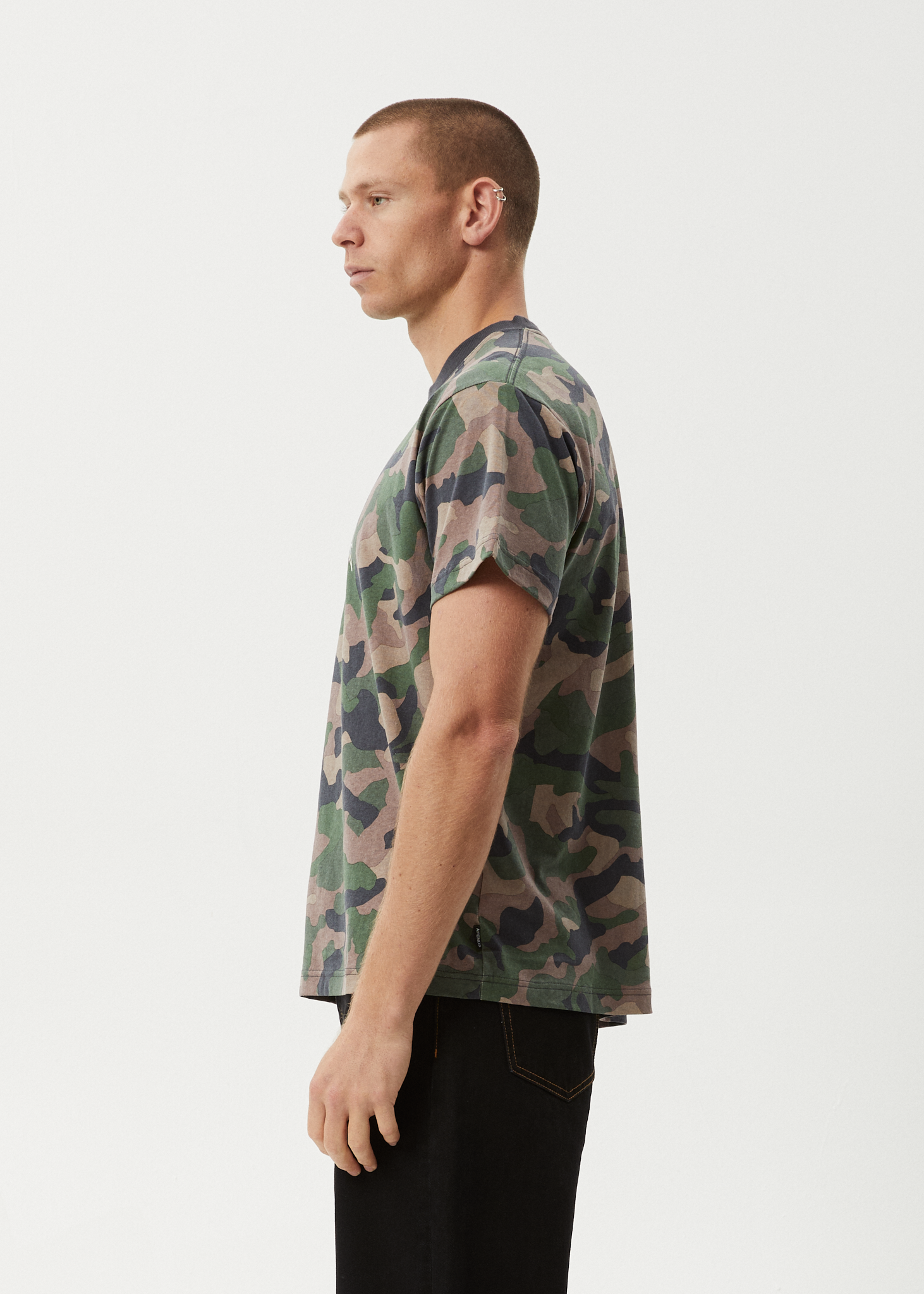 AFENDS // Hidden Boxy T-Shirt CAMO