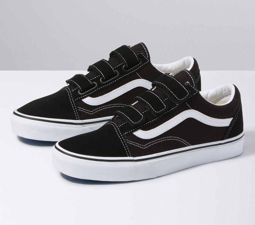 VANS // Old Skool Velcro BLACK/WHITE