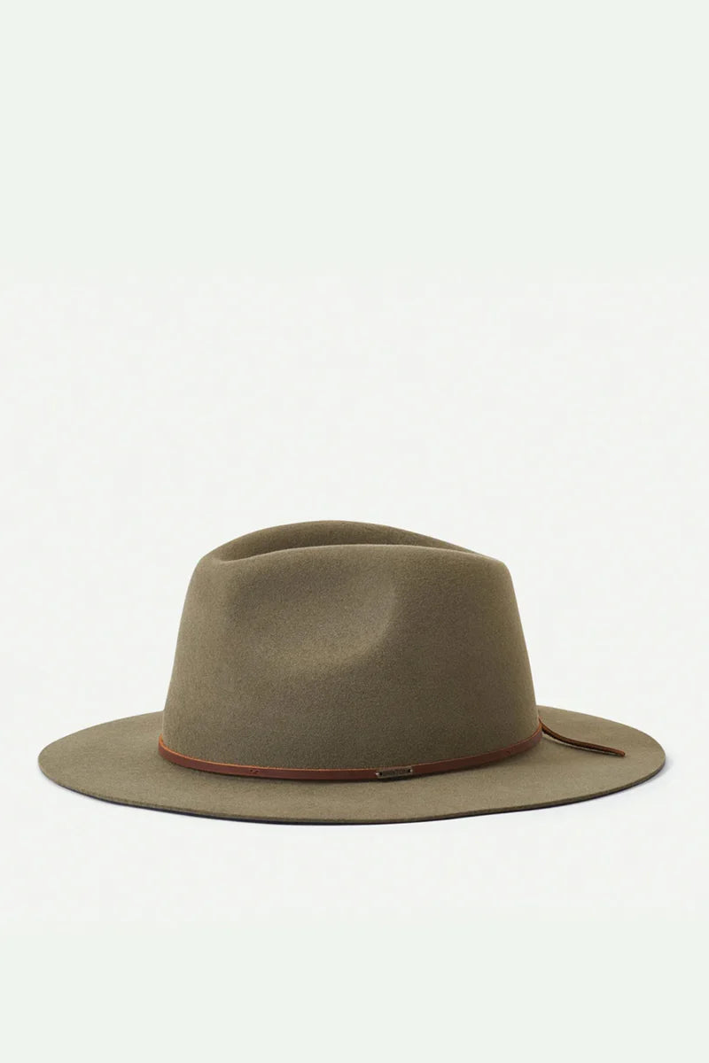 BRIXTON // Wesley Fedora MILITARY OLIVE