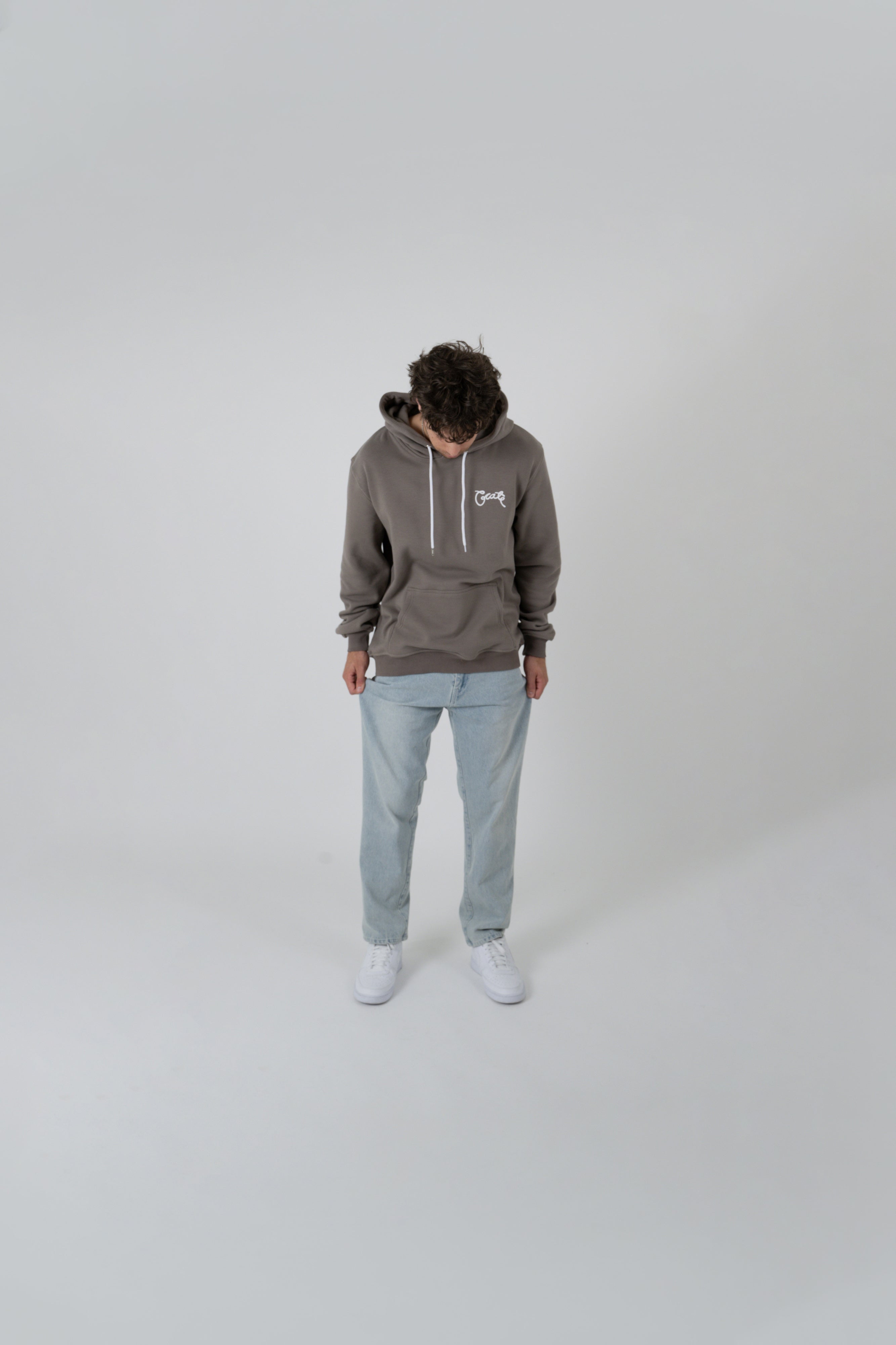 CRATE // Scripted Superfleece Hoodie SEAGRASS
