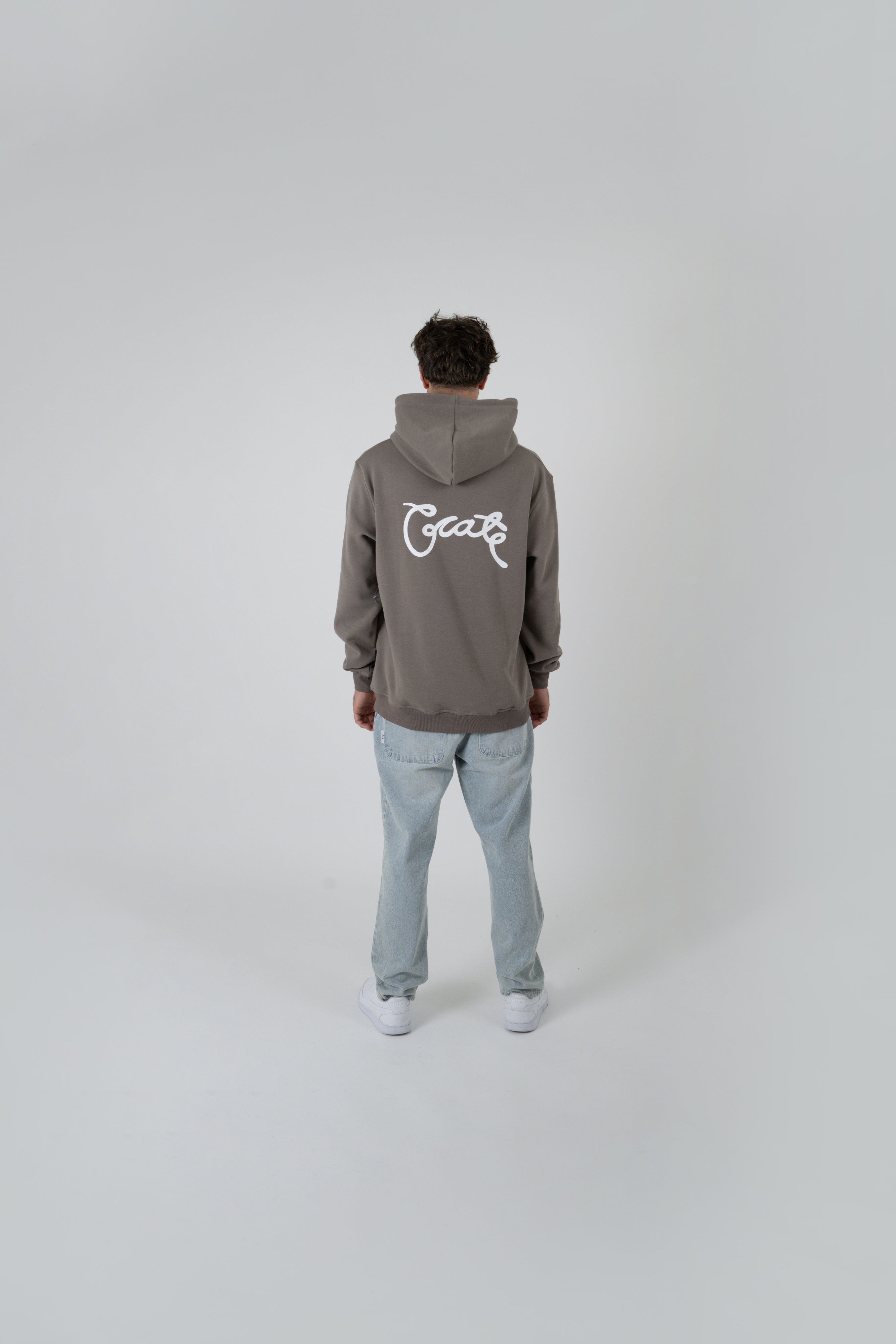 CRATE // Scripted Superfleece Hoodie SEAGRASS