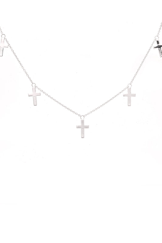 STOLEN GIRLFRIENDS CLUB // Multi Cross Necklace