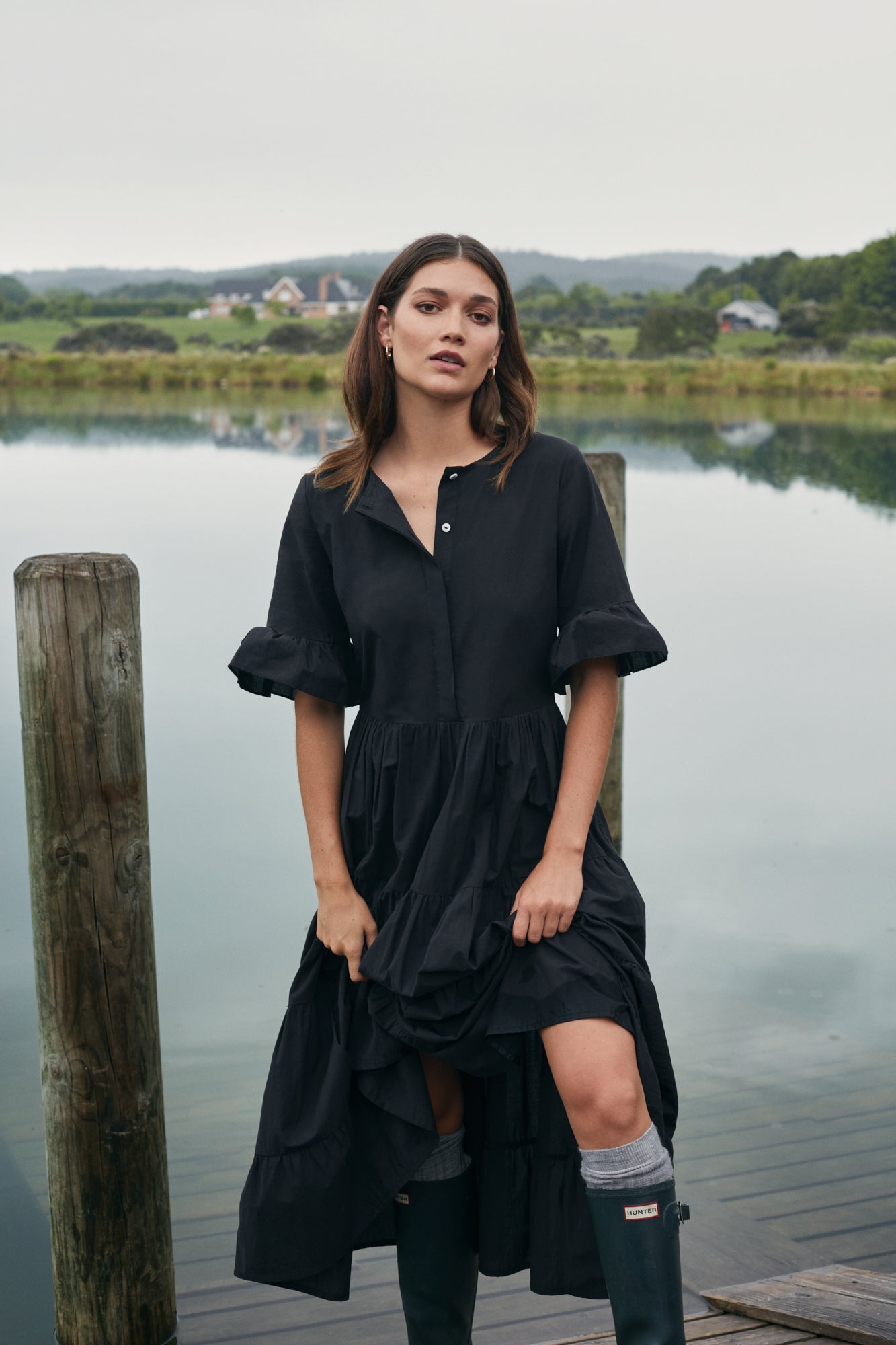 TUESDAY LABEL // Bridie Dress BLACK