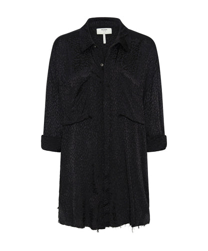 ONE TEASPOON // Dirty Angel Longline Shirt BLACK