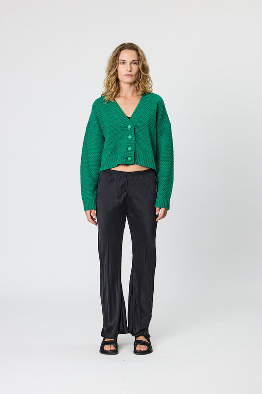 REMAIN // Milly Knit Cardi EMERALD