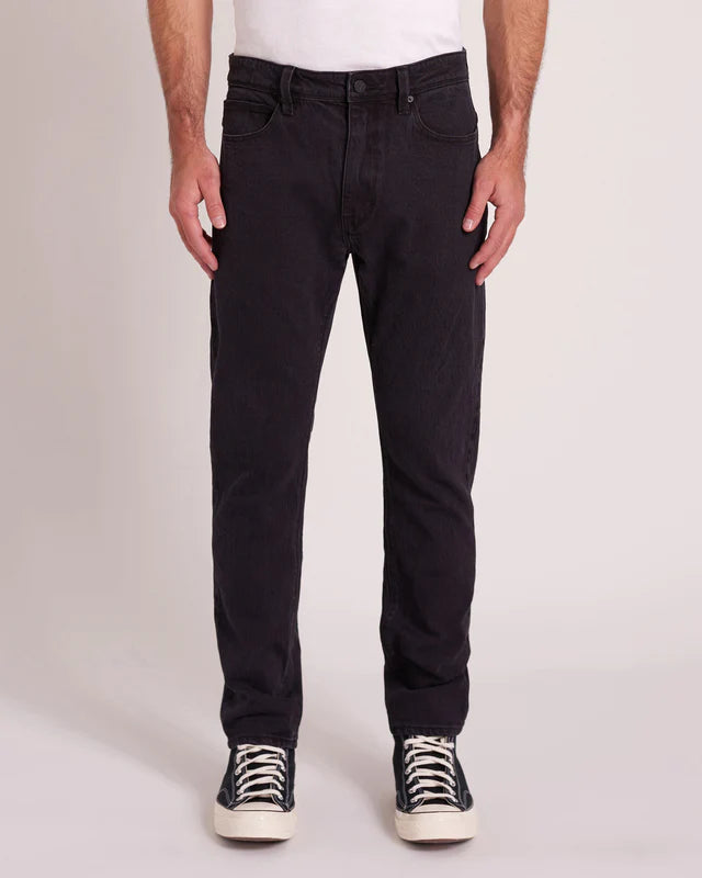 ABRAND // A Straight Primal Black WASHED BLACK