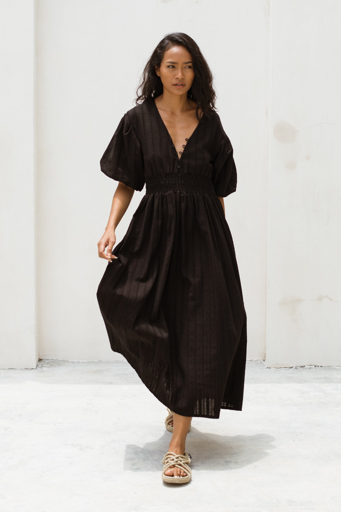 BEIGED // Florence Dress BLACK