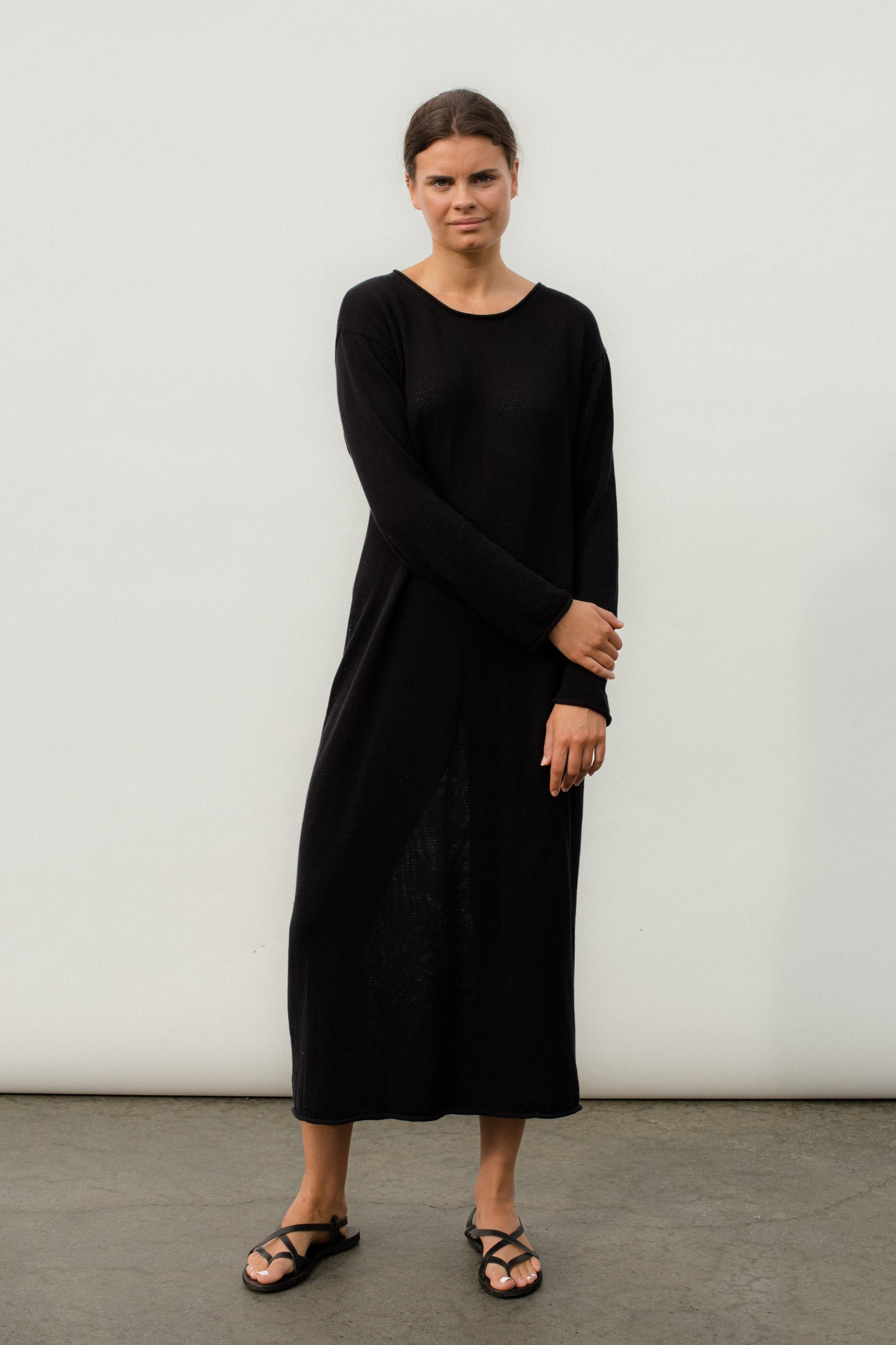 BEIGED // Jane Knit Dress BLACK