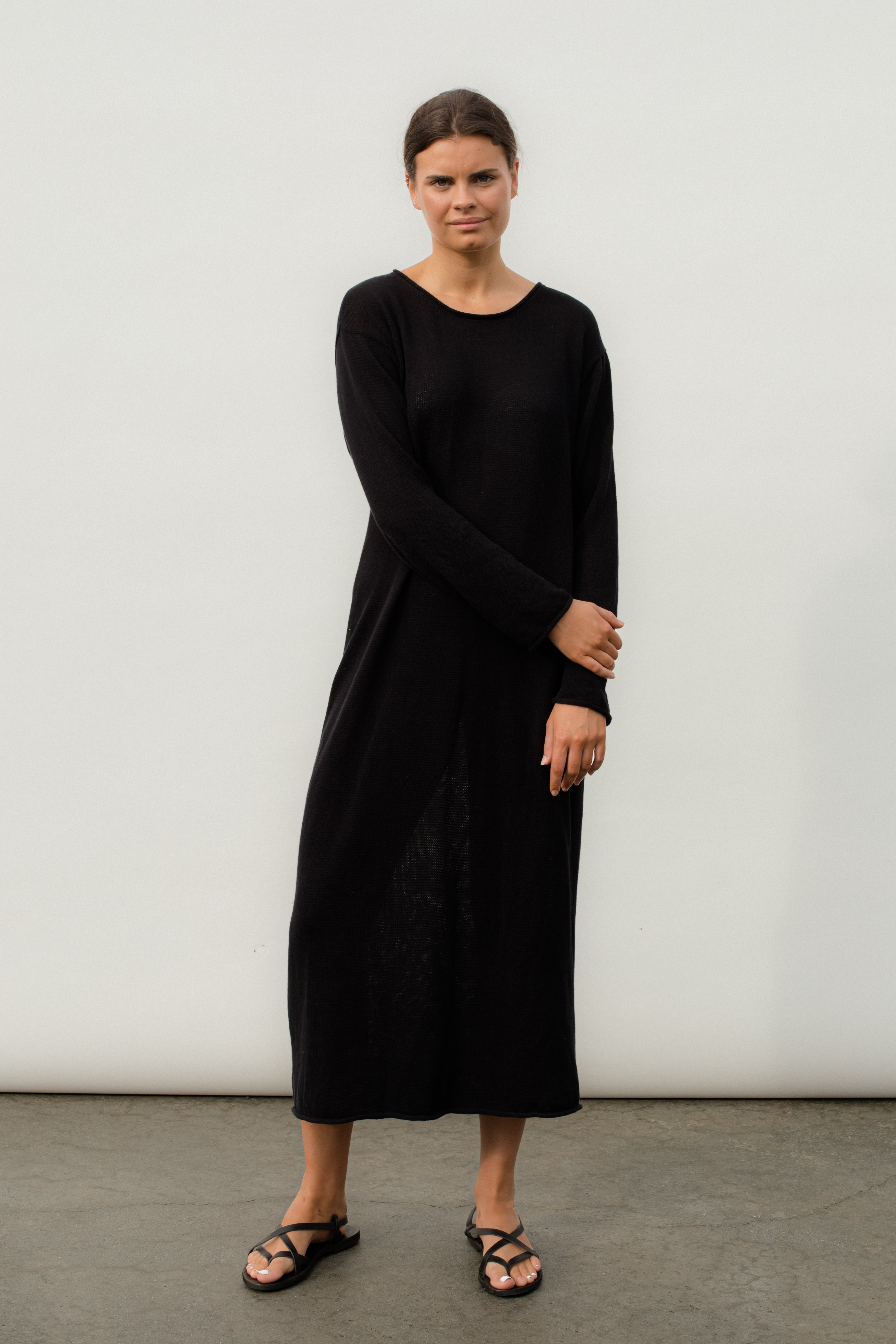 BEIGED // Jane Knit Dress BLACK