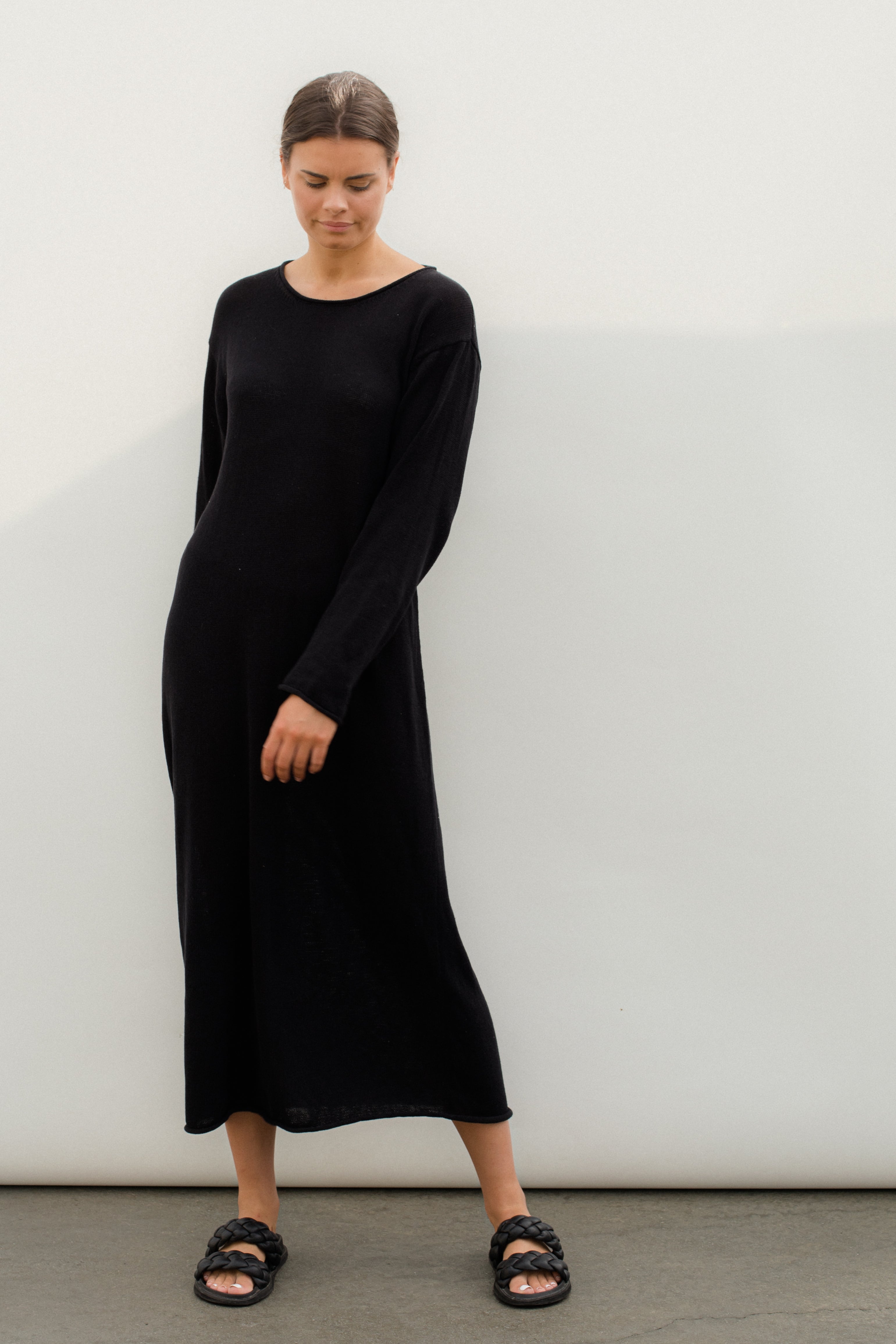 BEIGED // Jane Knit Dress BLACK